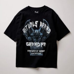 Remera Blue Gargoyle Rituals
