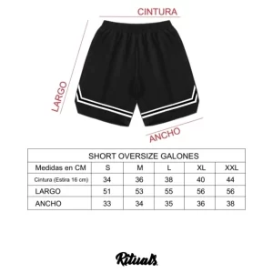 Short Rústico Clasico Sky