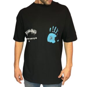 Remera Blue Hand