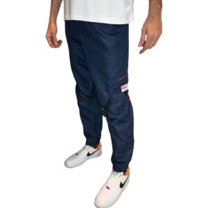 Pantalon Microfibra Cargo Azul