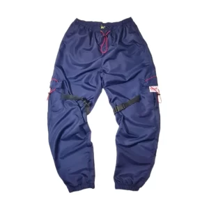 Pantalon Microfibra Cargo Azul