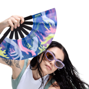 Abanico Manos Pastel