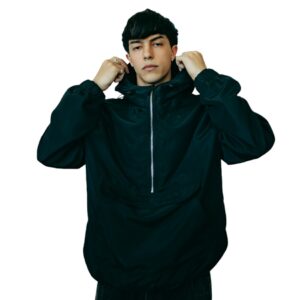 Anorak Extended Logo black Vieja Scul