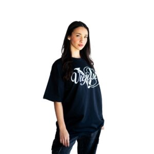 Remera Galan negra oversize Vieja Scul