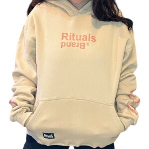 Hoodie Love rituals beige