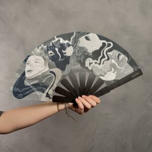 Abanico Màscara Silver