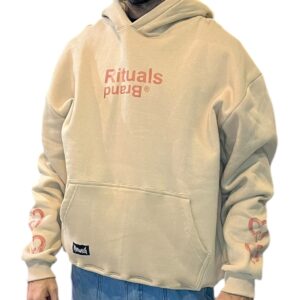 Hoodie Love rituals beige