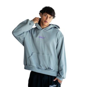 Hoodie Boxy Old groove gris Vieja Scul