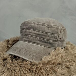 Gorra Vintage Visera Corta Marrón