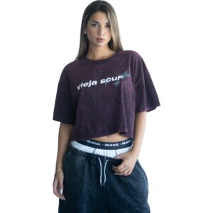 Crop Top Stars Washed Vieja Scul