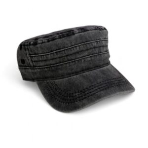 Gorra Vintage Visera Corta Negra