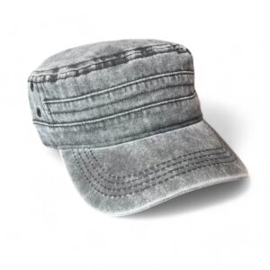 Gorra Vintage Visera Corta Gris