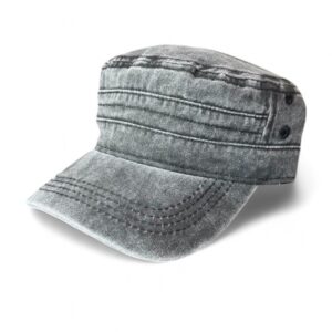 Gorra Vintage Visera Corta Gris