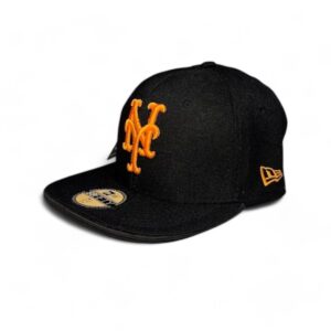 Gorra New Era Negra - Naranja