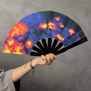 Abanico Nebulosa UV Orange