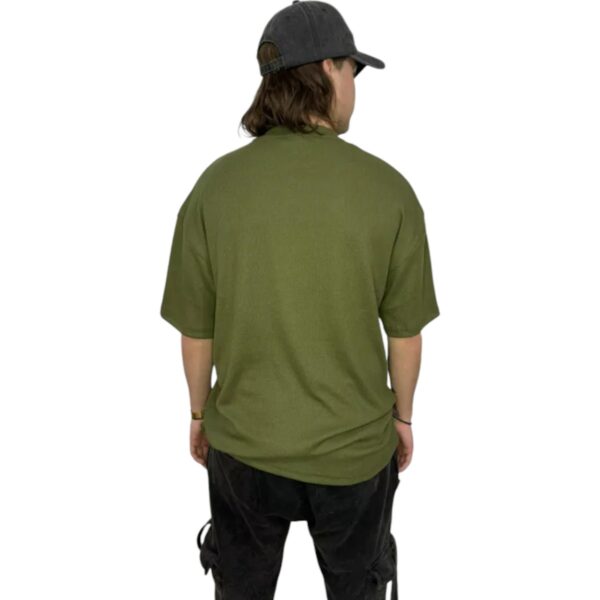 Remera Oversize Waffle Verde - Imagen 2