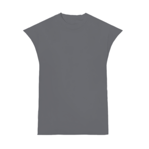 Musculosa Basica Gris Oscuro