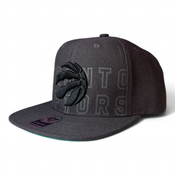 Gorra 47 Toronto Raptors Gris Oscura - Imagen 3