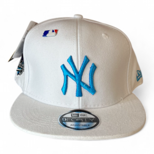 Gorra New Era Blanca con Celeste