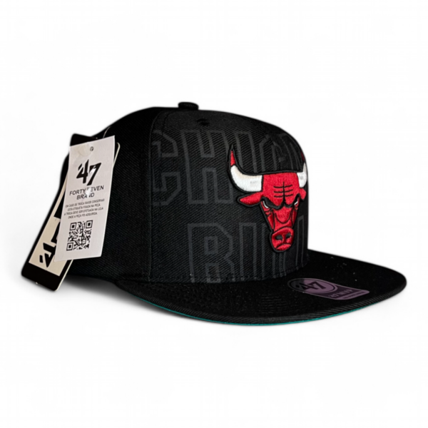 Gorra 47 Chicago Bulls Negra - Imagen 2