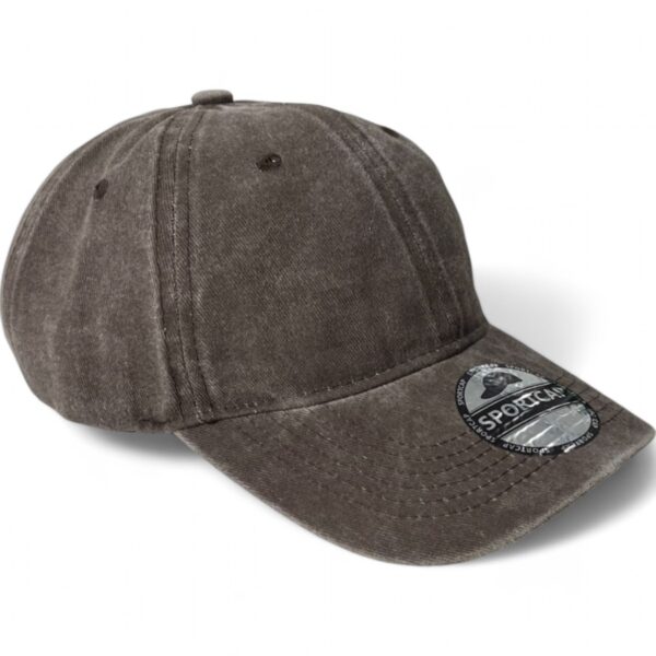 Gorra Vintage Stone Marrón Oscuro - Imagen 2