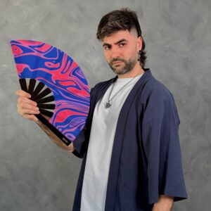 Abanico Bisexual Flag