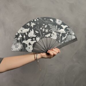 Abanico EcoFan Botanic Silver