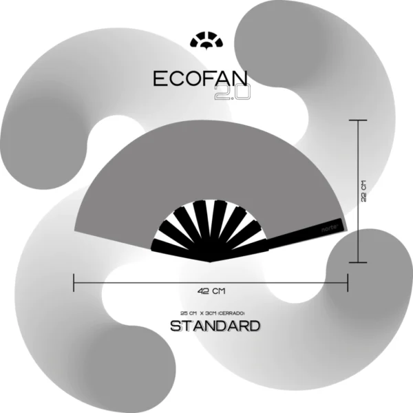 Abanico EcoFan Botanic Red - Imagen 4