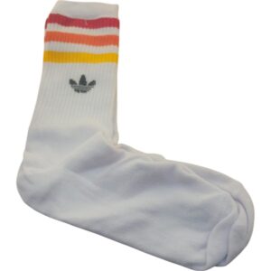 Medias Blancas con triple raya de color ADIDAS