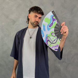 Abanico Groovy Fluid Green