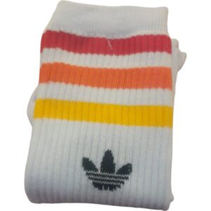 Medias Blancas con triple raya de color ADIDAS