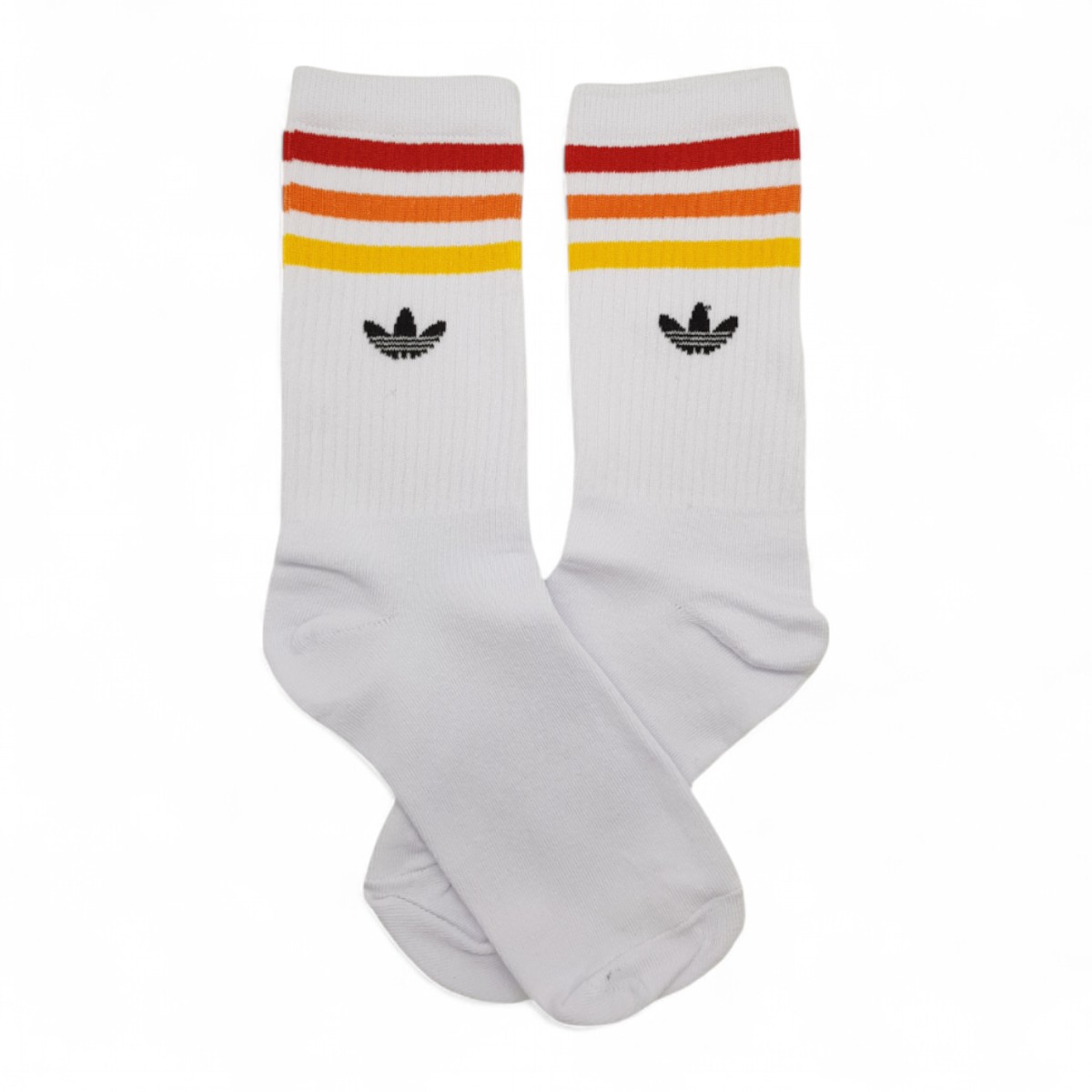 Medias Blancas con triple raya de color ADIDAS