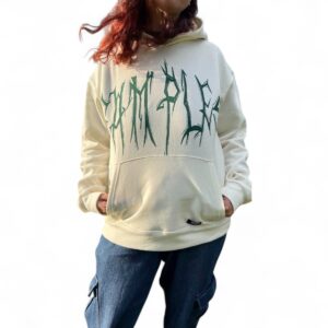 Hoodie Roots Beige con Verde Samples