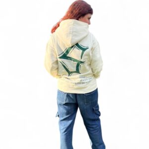 Hoodie Roots Beige con Verde Samples