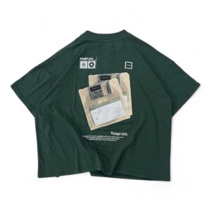 Remera Tee Diskette Verde Samples
