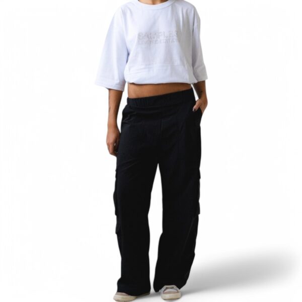 Pantalon Cargo Parachute 026 Negro Samples - Imagen 4