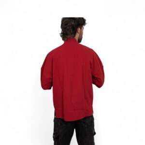 Yukata Kimono Sakuri-Tori de Lino Rojo