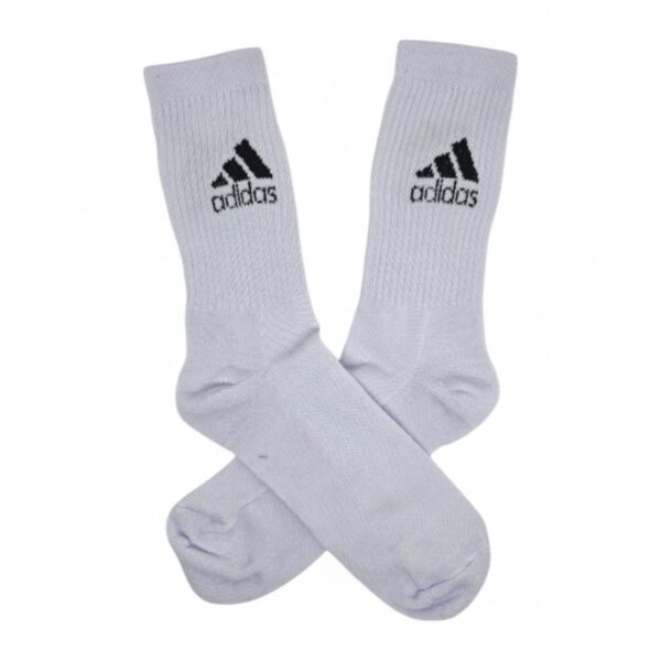 Medias Blancas Premium con logo Negro ADIDAS