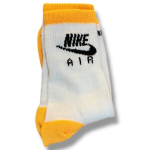 Medias Blancas con Amarillo Nike Air