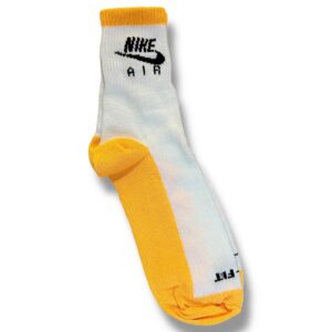 Medias Blancas con Amarillo Nike Air