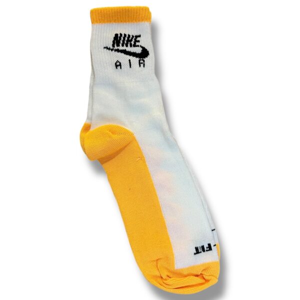 Medias Blancas con Amarillo Nike Air - Imagen 2