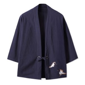 Haori Haru-no-Tori de Lino Azul