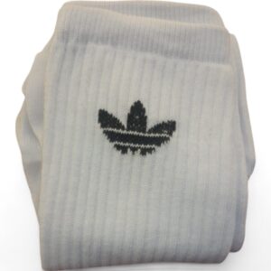 Medias Blancas con logo Negro ADIDAS