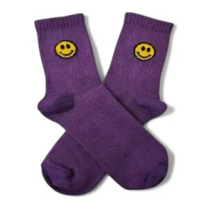 Medias Violetas con Carita Feliz