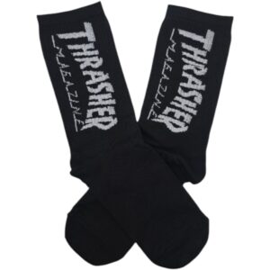 Medias Negras con Blanco Thrasher Magazine