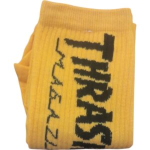 Medias Amarillas con Negro Thrasher Magazine