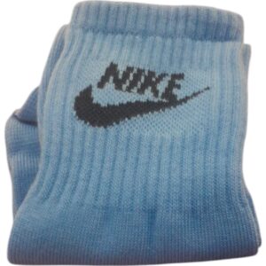 Medias Celestes con logo Negro NIKE