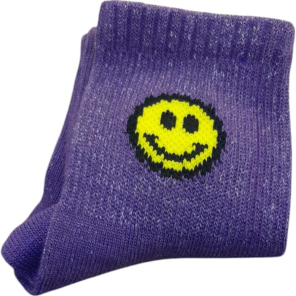 Medias Violetas con Carita Feliz
