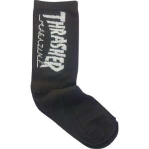 Medias Negras con Blanco Thrasher Magazine