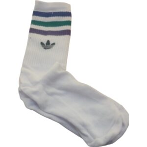 Medias Blancas con rayas de colores Adidas